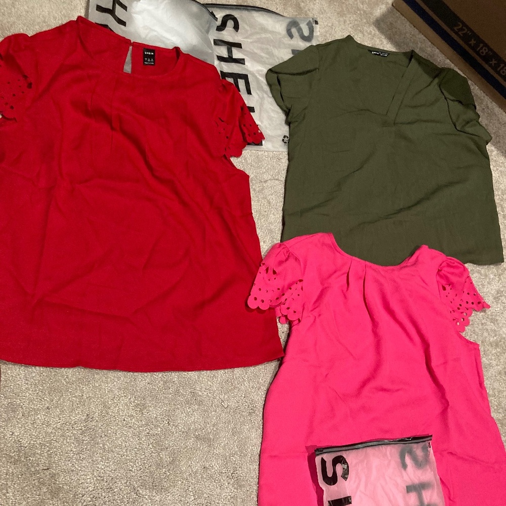 3 SHEIN Blouse size L
